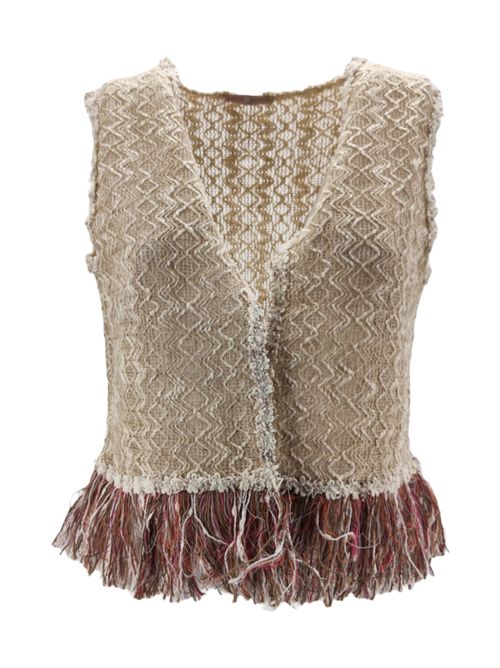 Gilet Avorio/multicolor Gaynor Bongard | FILIBERTOMULTI